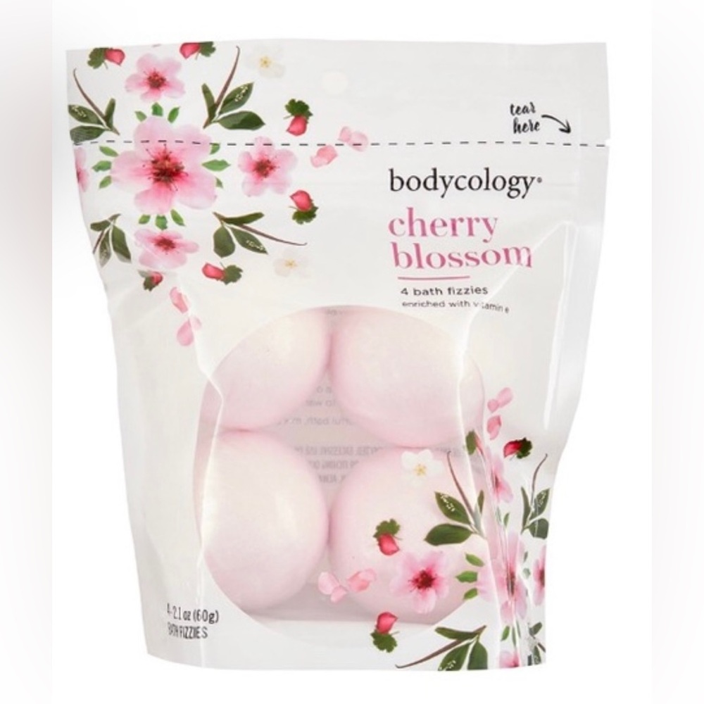 Cherry Blossom Bath Fizzies - Soft Pink